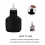50 100Pcs Universal Eyelash Glue Bottle Blocking tool Replacement Eyelashes Extensions Glue Mouth Head Anti blocking Tool 12
