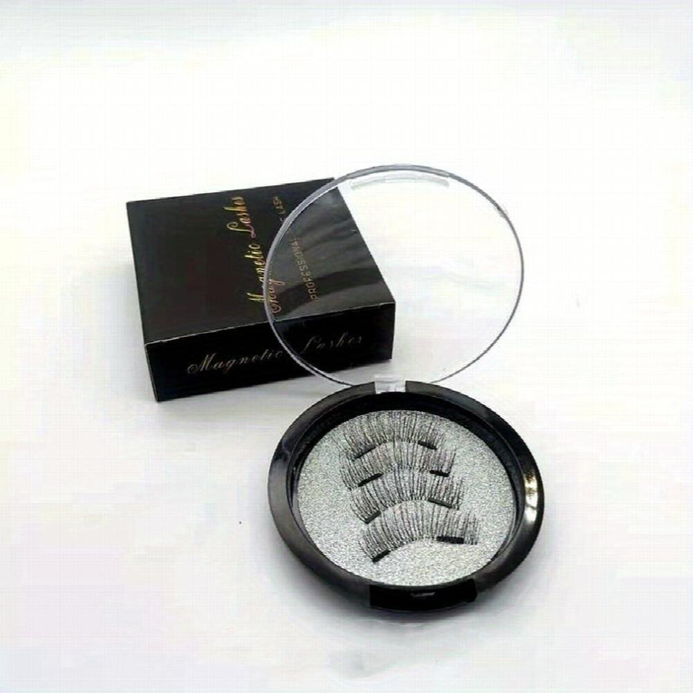 Multicoloured Little Devil Magnetic False Eyelashes Natural Look No Glue Needed Self Adhesive Lashes