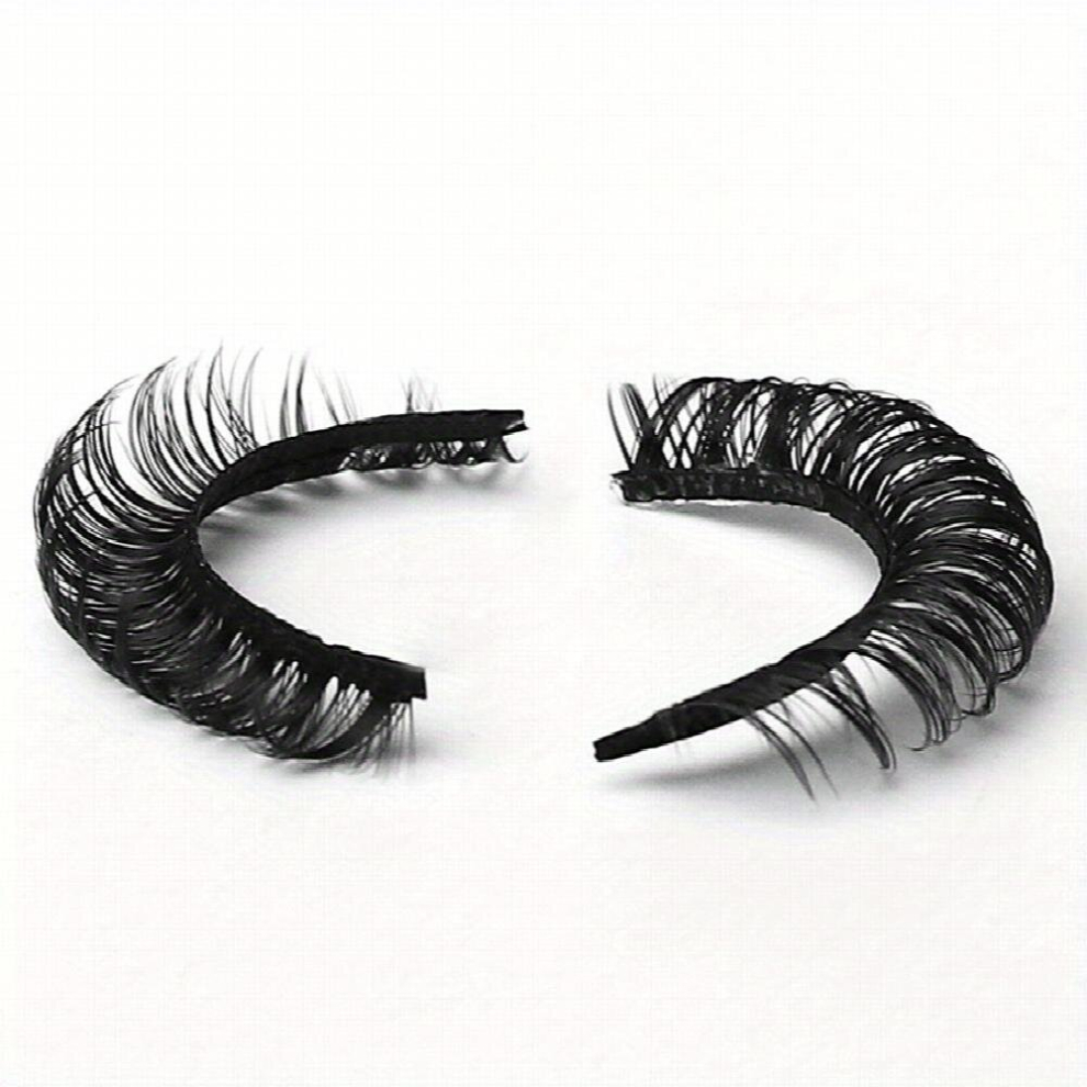 10 Pairs Long Volume Synthetic Fiber False Eyelashes Thick And Slender For A Natural Look
