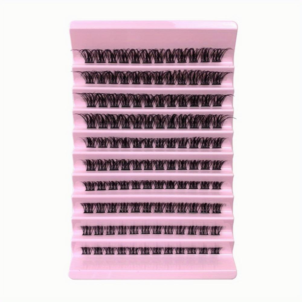Multicoloured Diy Clusters Eyelash Extension Segmented Lashes 120 Volume Natural Segmented Eyelashes Bundles Individual