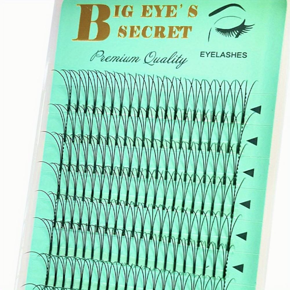 Soft and Natural 3D Faux Mink Individual Eyelashes Volume Fans for Premade Lash Extensions