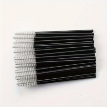 Set Of 50 Eyelash Wand Applicator Eyelash Extension Cord Women s Makeup Tool Portable Makeup Brush Eyelash Beauty Tool Eyelash Comb Makeup Brush