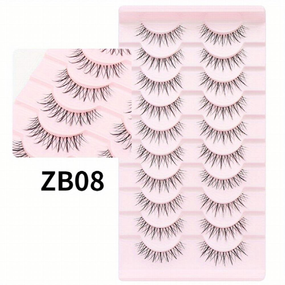Segmented Fox Series False Eyelashes Natural Style Daily Makeup Easy Wearing False Eyelashes For Novice