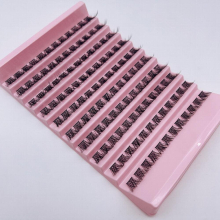 Lash Clusters 8 16mm Mega Volume Individual Lash Extension Wispy Soft Natural Look Cluster Lash Segmented False Eyelashes For Home Use DIY Cat Eye Las