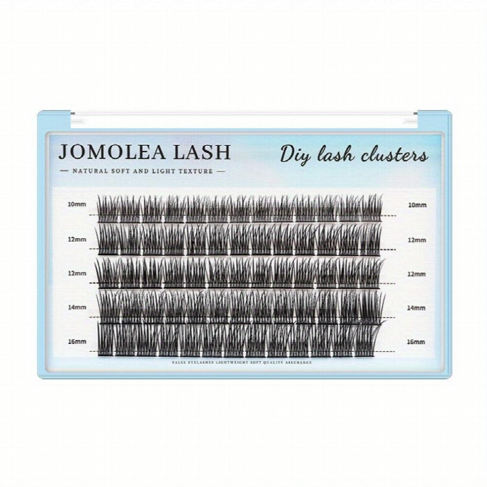 Multicoloured Lash Clusters Diy Eyelash Extensions Add Natural Volume Individual Lashes Eyelash Clusters Extensions 3D Wispy Lashes Cluster Diy At Home