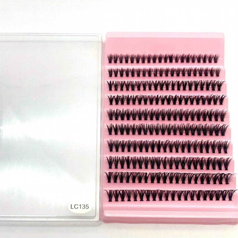 Multicoloured 30P Cluster False Eyelashes Self Grafting Diy Lashes Individual Lashes Extensions Makeup