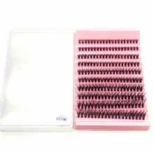 40P Cluster False Eyelashes D Curling DIY Self Grafting Lashes Extension Mixed Style Natural Look Lashes