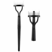 1pcs 2pcs Eyelash Comb Eyebrow Brush Eyelashes Separator Metal Teeth Eyelash Lash Comb Mascara Applicator Cosmetic Brushes Tool With Cover For Girls W