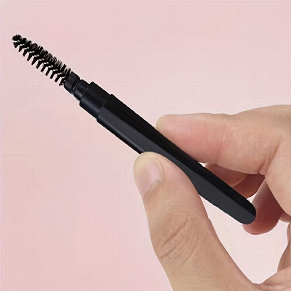 Multicoloured Mascara Brush Eyebrow Brush Eyelash Comb Mascara Wands Applicators Eye Brush Portable Cosmetic Makeup Brush With Cap For Travel