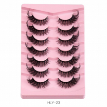 Fox Eye Lashes Fluffy Curly Faux Mink Lashes Cat Eye Lashes Natural Look Makeup False Eyelash For Party Daily Wear