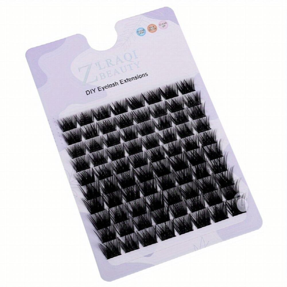 Individual Cluster Lashes Big Eye Makeup False Eyelashes Large Capacity Segmented Eyelashes Natural Thick Self Grafting Eyelashes