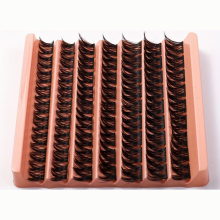 63 Cluster Lashes DIY Lash Extension Curly False Eyelashes Individual Lash Clusters Eyelash Extension Long Crossed Eyelash Clusters Natural Look Eyela