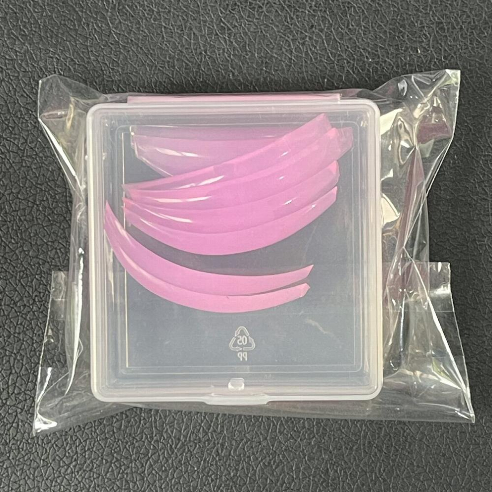 4 pairs L Curl Silicone Eyelash Perm Pads Lash Lifting Tools for Perfectly Curled Lashes