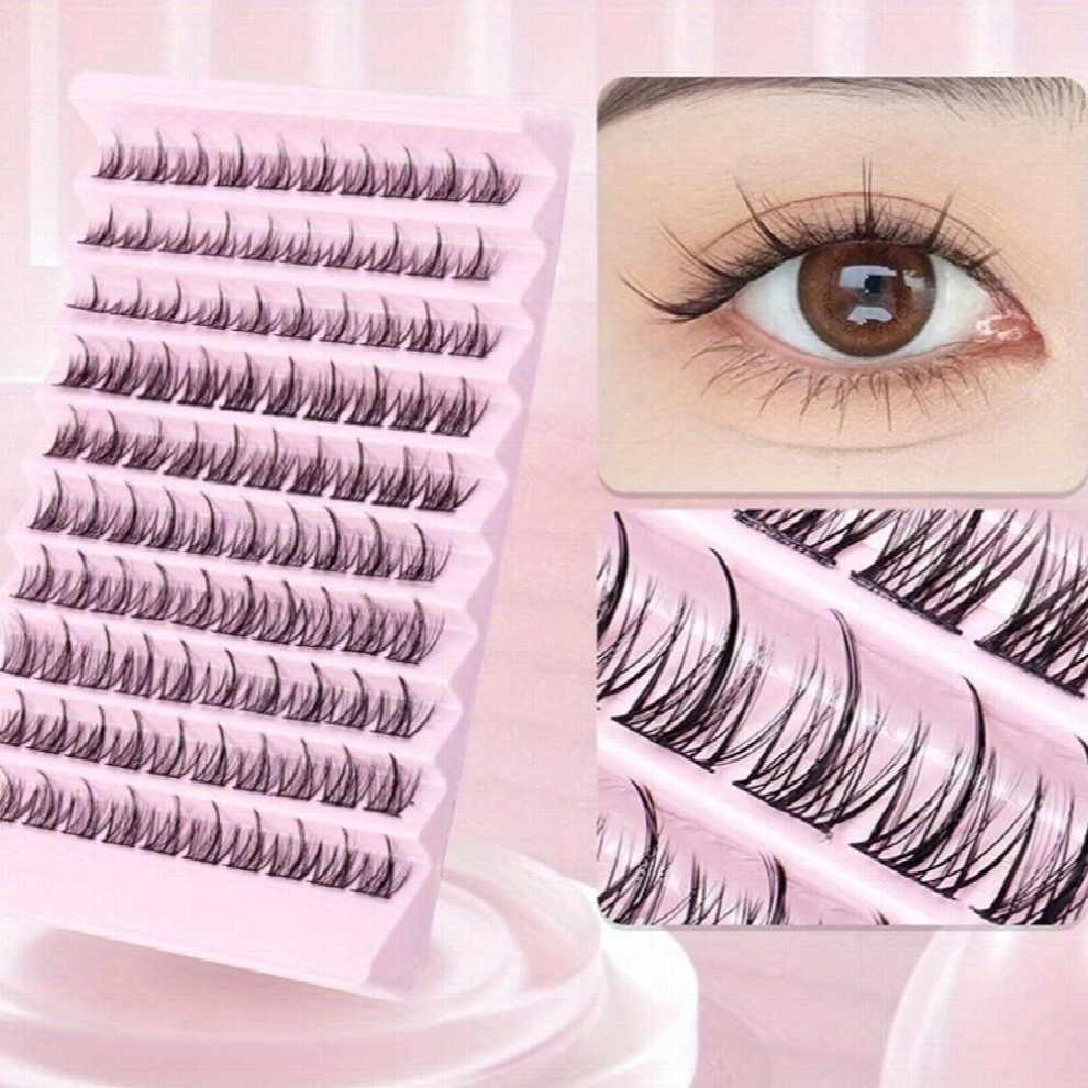 11 12 13mm Cluster Lashes Mixed DIY Segmented Lashes Extension Individual Lashes Natural Look False Eyelashes
