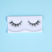 1 Pair Lashes With Clear Band Crisscross False Lashes Natural Look Makeup Eyelashes For Daily Party Wear
