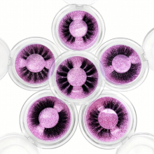 5 Boxes Mix Style False Eyelashes Faux Mink Eyelashes Fluffy False Eyelashes Natural Look Reusable Soft Eyelashes