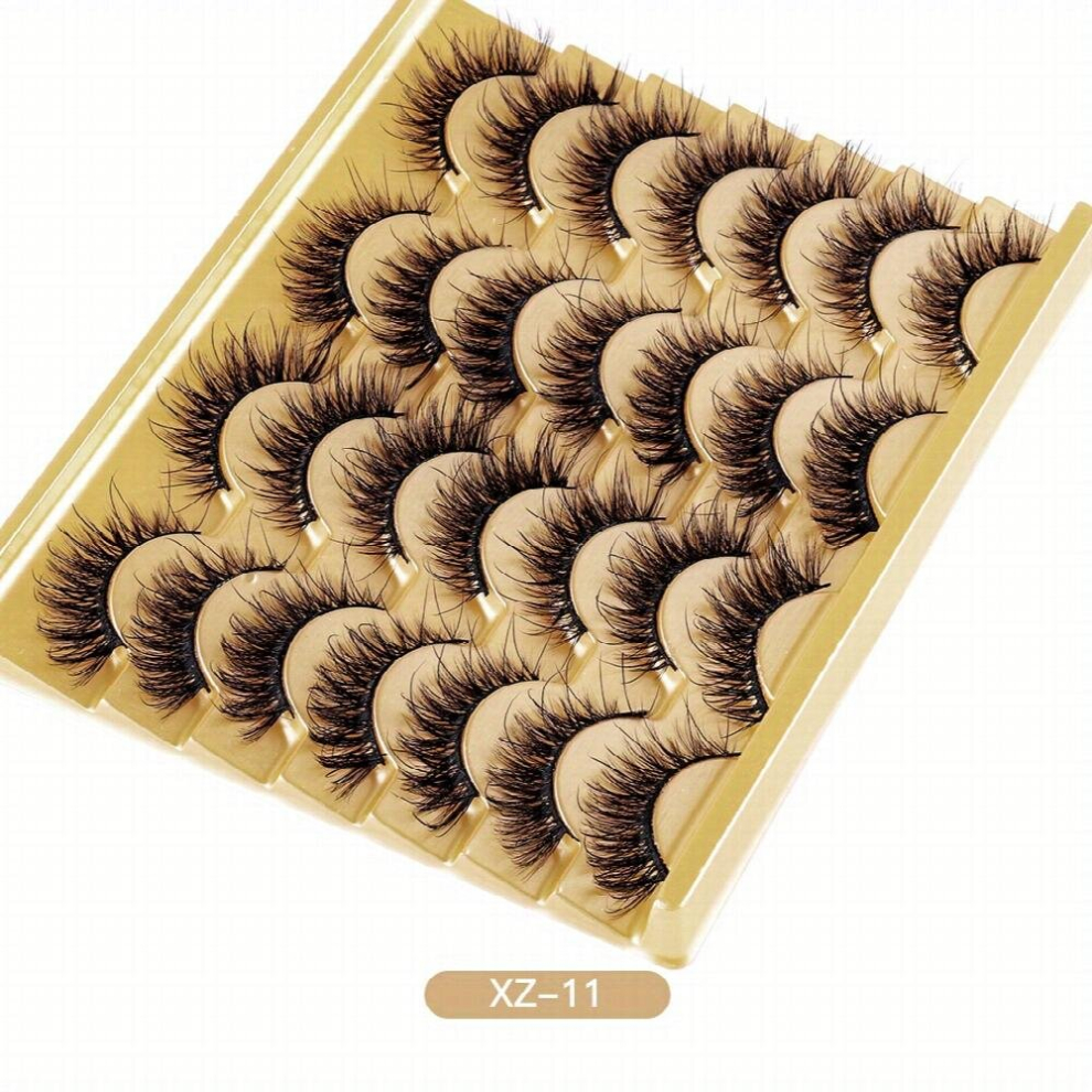 14 Pairs 8D False Eyelashes Three dimensional Curling Simulated Eye Lashes Curling Fairy Style False Eyelashes