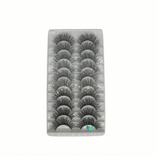 10 Pairs 5D False Eyelashes Slender Fluffy Lashes Natural Look Curling Lashes Extension