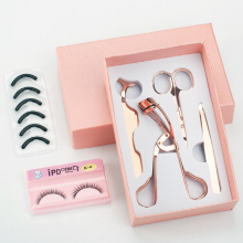 4Pcs Eyelashes Tool Set Eyelash Curlers False Eyelashes Applicator Eyebrow Tweezers Eyebrow Scissors And 6 Replacement Silicone Refill Pads 1 Pair Of