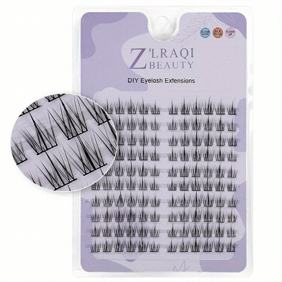 False Eyelashes Set 10 Rows Sunflower Wheat Style False Eyelashes Natural Novice Segment Eyelashes For Beginners Easy To Use