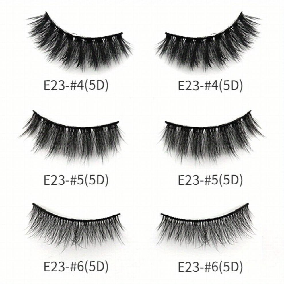 Self adhesive Lashes Curling Slender Lightweight Lashes Mink Eyelashes Makeup Tool