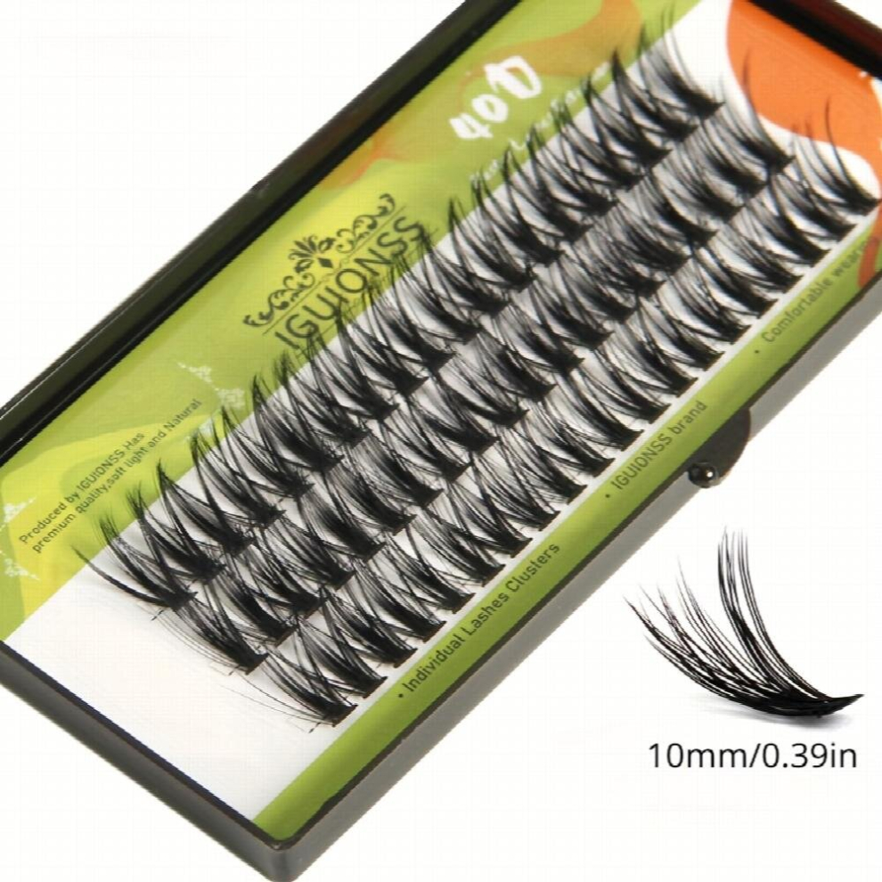Multicoloured Diy Self Grafting Lashes Individual Cluster Soft And Dense Lashes Extension 30P 40P Segmented False Eyelashes