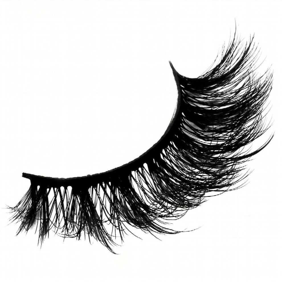 7 Pairs Full Strip Lashes Cluster Like Lashes 17mm Fluffy Wispy False Eyelashes Daily Voluminous Eye End Lengthening Lashes