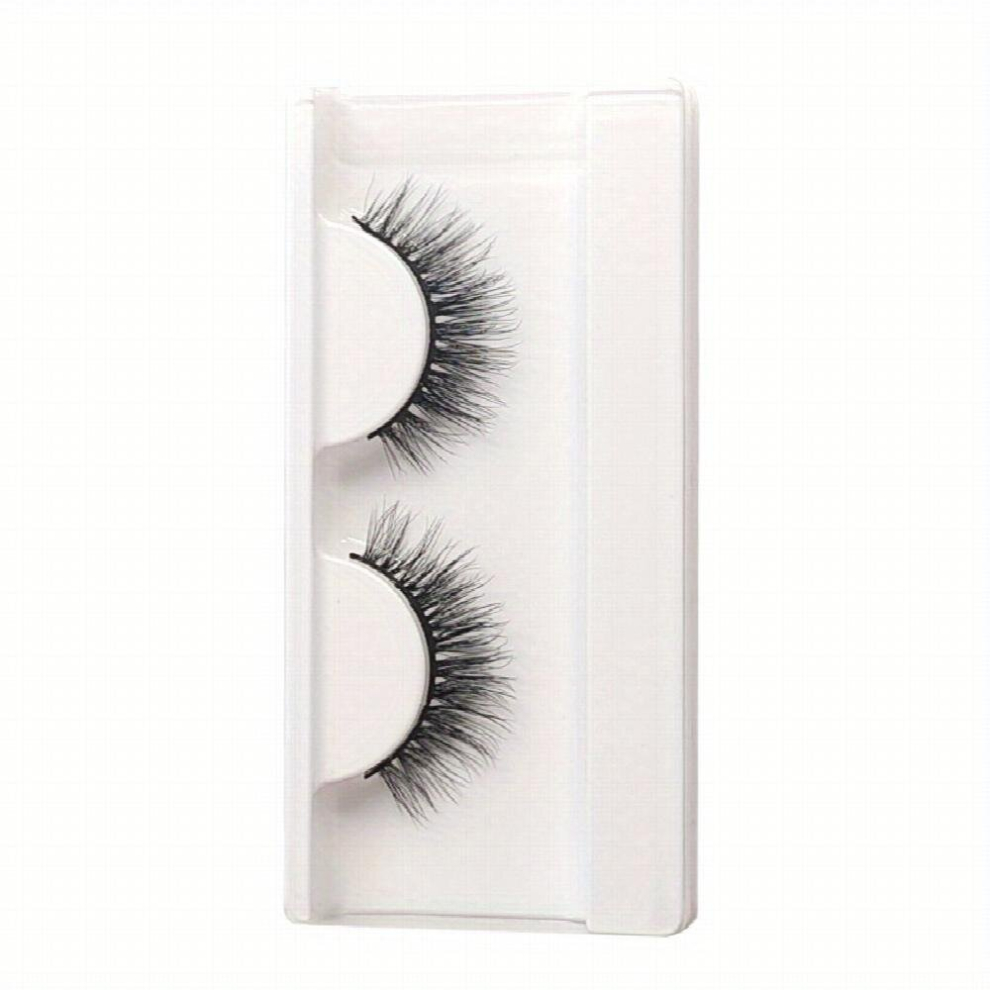 1 Pair 15mm Faux Mink Lashes Reusable Daily Soft Eyelashes Natural Long False Eyelashes