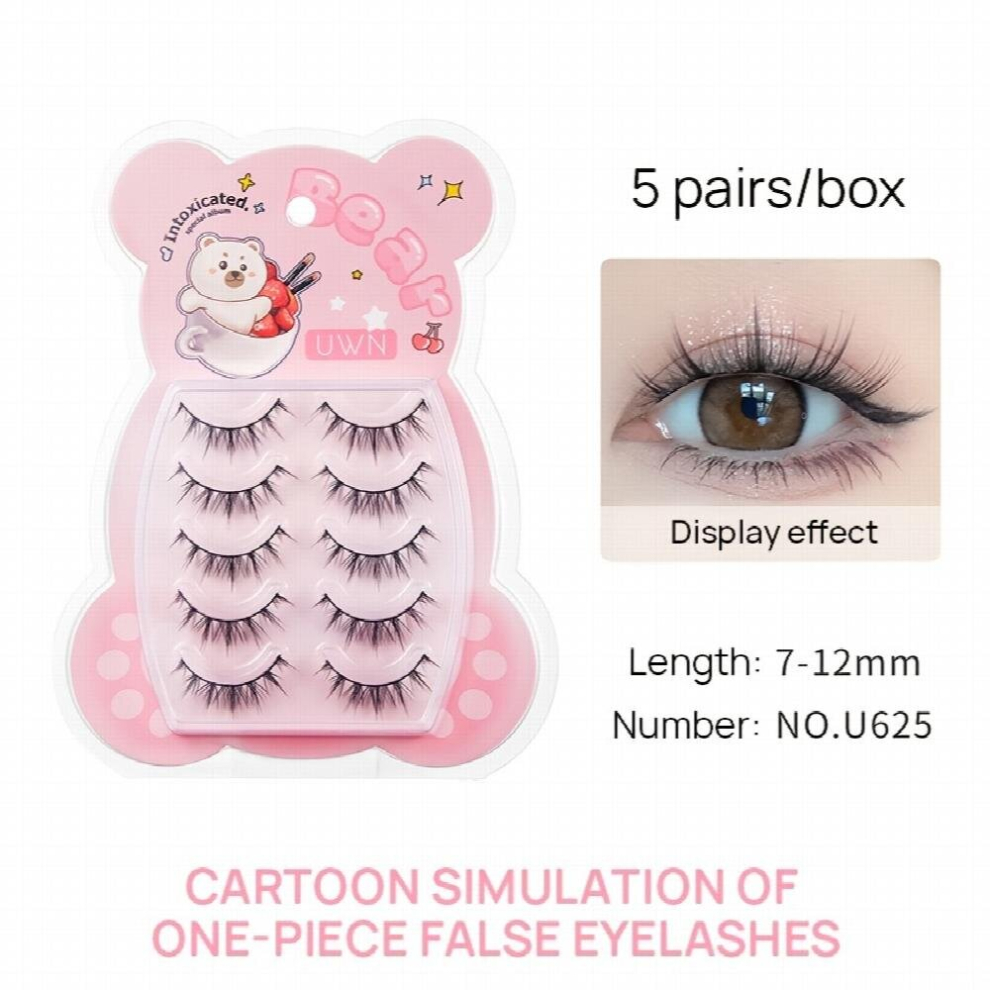 Comic Lashes Simulated Devil Style One piece False Eyelashes Natural Thick And Curling Grafted Eyelashes