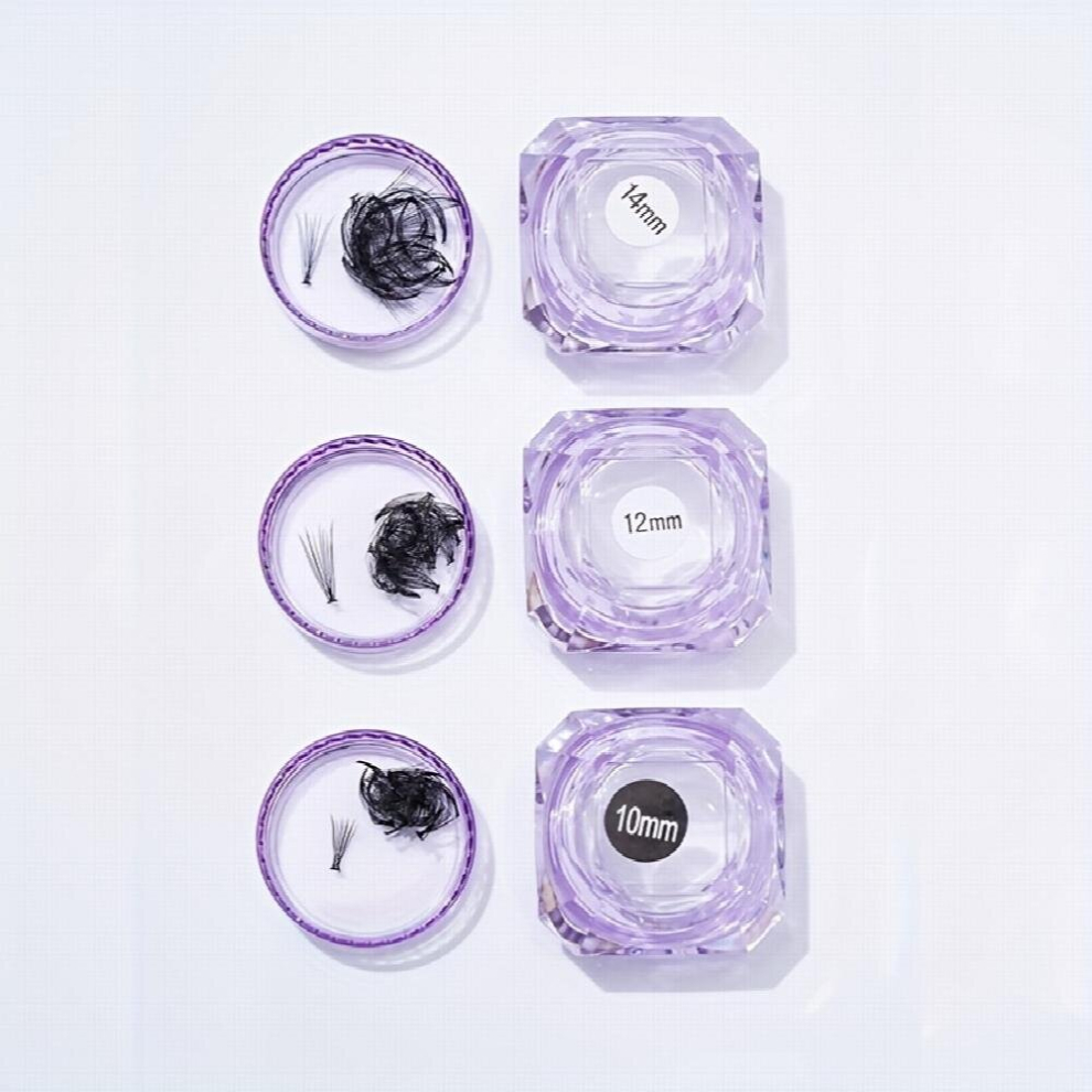 Fluffy Cluster Eyelashes Wispy And Thick Volume Eyelashes Fishtail Style Lashes Grafting False Eyelashes 10 12 14mm