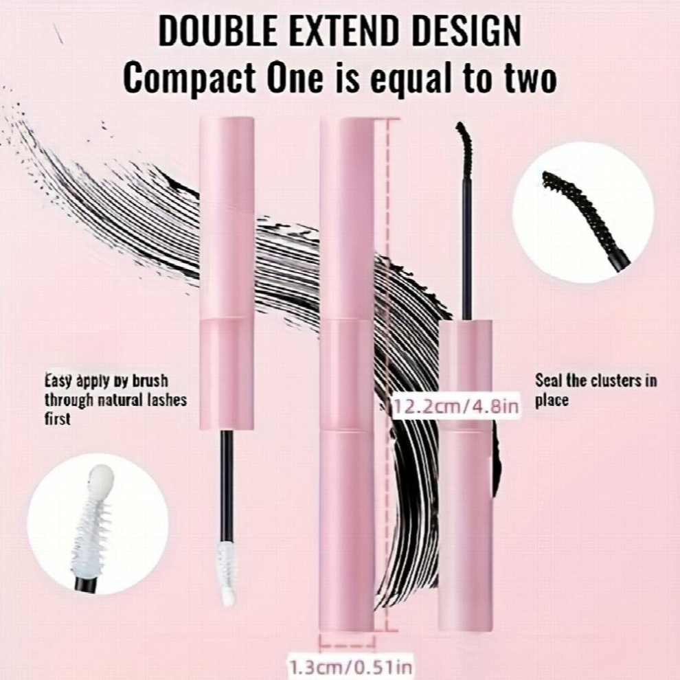 Multicoloured 2 In 1 Lash Bond And Seal Latex Cluster Lash Glue For Diy Eyelash Extension Strong Hold Waterproof Aftercare Sealant With Mascara Wand