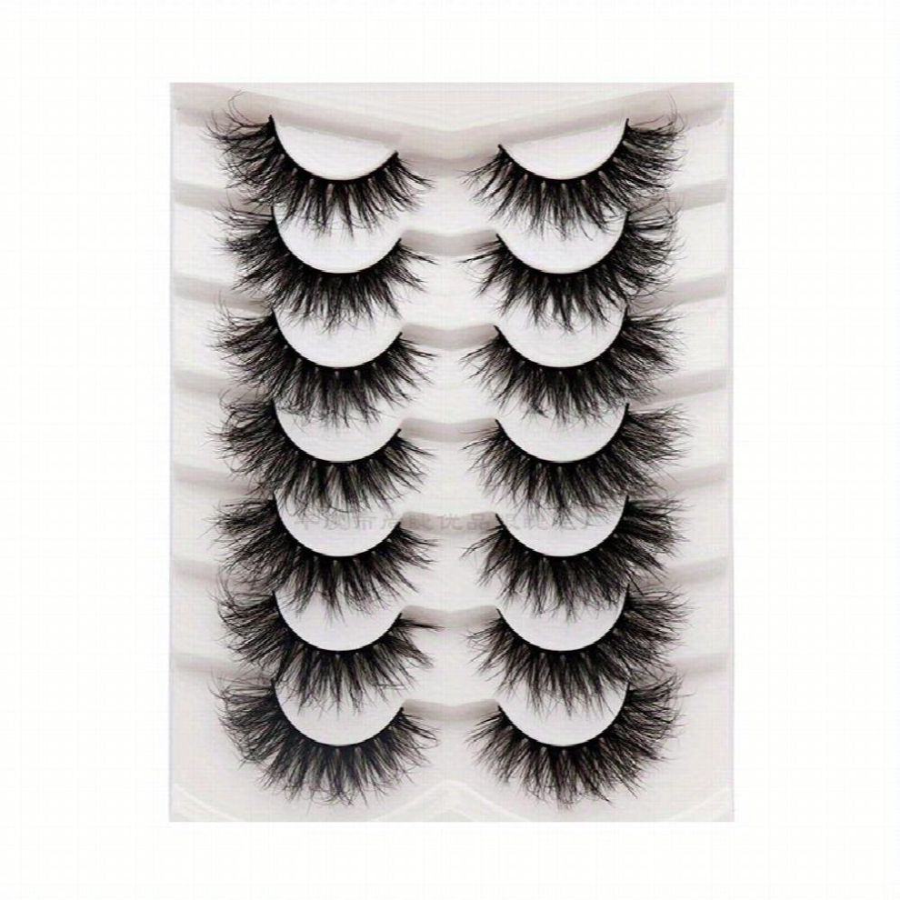 10 Pairs Messy Faux Mink Lashes layer Thick 3D Crisscross Style Fluffy False Eyelashes For Daily Party Dating Eye Makeup