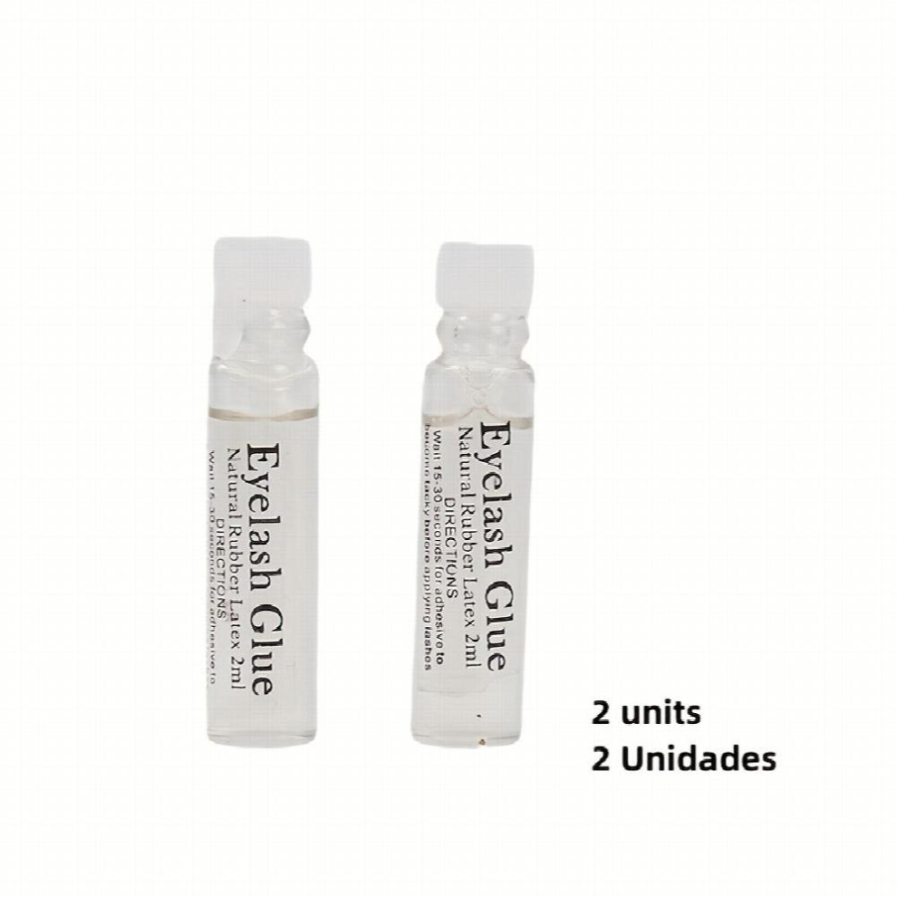 2ml Mini False Eyelash Glue With Brush Tip Makeup Lash Adhesive Glue Essential Makeup False Eyelash Extension Supplies