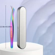 Eyelash Extension Tweezers Eyelashes Applicator Tool False Lashes Extension Tweezers False Eyelash Remover Stainless Steel Lash ApplicatorFor Craft Fo