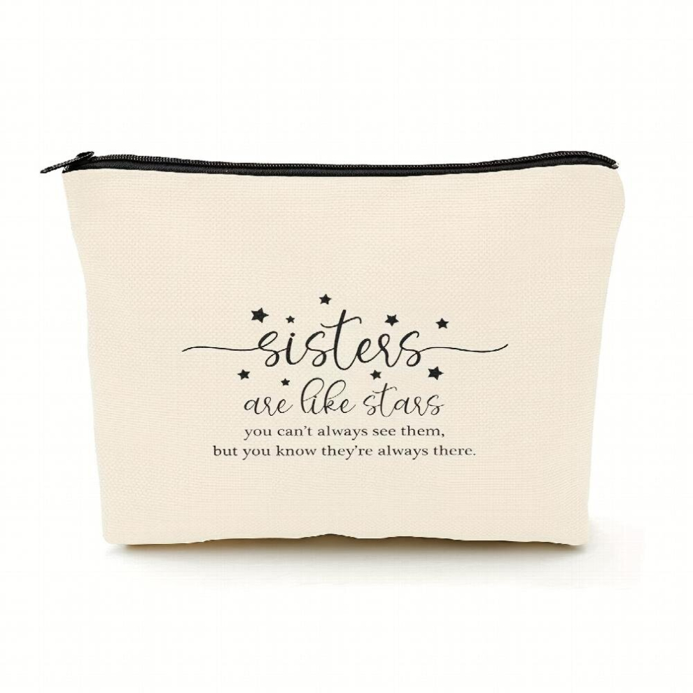 Sisters Like Stars Makeup Bag Sister Birthday Gift Makeup Bag Gift Gift For Sister