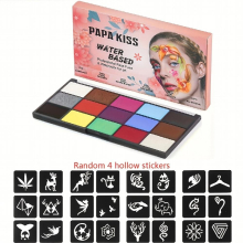 Face Paint Kit Mild Ingredients Skin Friendly Makeup Face Paint Small And Easy To Carry Body Paint Halloween Cream Texture Non Smudge Makeup Face Pain