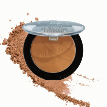 Monochrome Contouring Powder Dark Bronzer Brown With Sponge Long Lasting Rendering Natural Glow Makeup