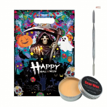 Makeup Shaping Skin Wax Halloween Edge Plasma Eyebrow Skin Wax Pad Nose Mask Eyebrow Skin Wax Set