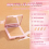 PINKFLASH Mattifying Cake Powder UV Protection No Transfer High Coverage Effortless Lightweight 4