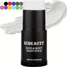 CCBeauty Face Body Paint Stick Makeup Creamy Blendable Foundation Eye Stick For Sports Face Paint Kit For Halloween Makeup SFX Cosplay Costume Party C