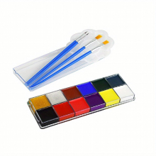 12 Colors Body Painting Body Face Paint Halloween Christmas Drama Performance Halloween Makeup Organic Makeup