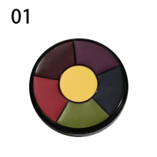 6 Colors Injury Effect Makeup Face Paint Palette Body Paint Pigment Clown Makeup Body Painting Cream Halloween Makeup Stage Party Costume