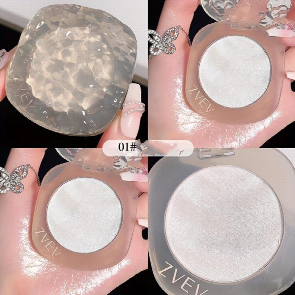 Multicoloured Monochrome Eyeshadow Brightening Crystal Shine Flash Highlighting Lying Silkworm Brighten Creamy Texture Eyeshadow Palette