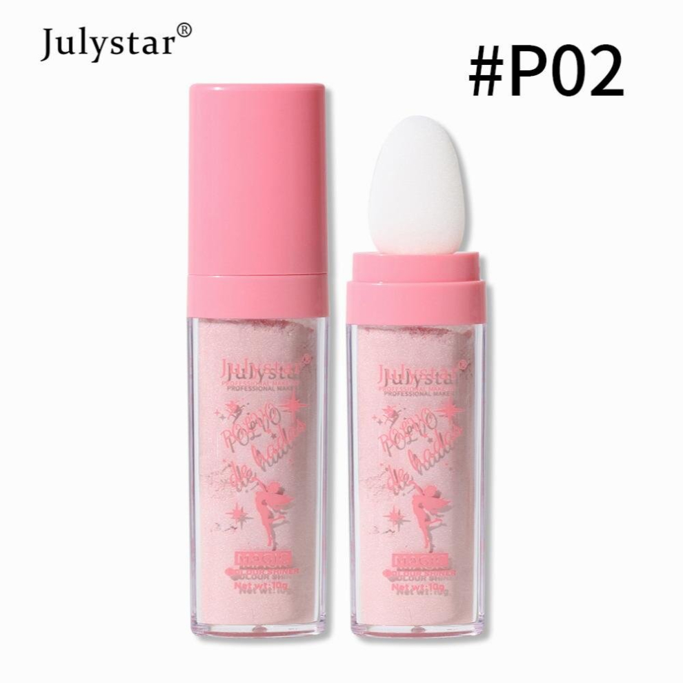 Multicoloured 6 Highlighting Patting Powder Face And Body Glitter Powder Multipurpose For Face & Body & Hand Sparkling Body Brightening Makeup Powder