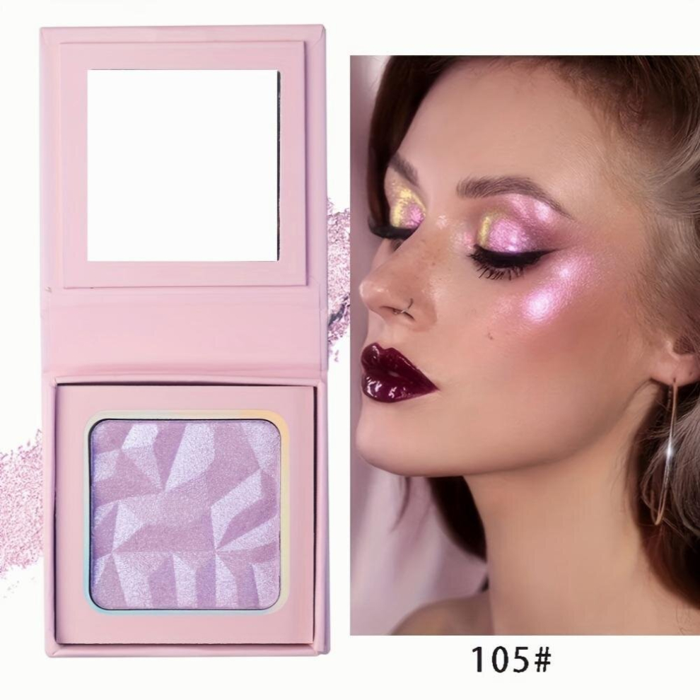 Multicoloured Highlighter Powder Three Dimensional Brightening Contouring Highlighter Powder Can Be Used On Face And Eyes With A Slight Light And Shimmering Glitter