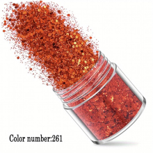 12 Colors Mixed Sequins Eye Face Lip Body And Nail Stickers Golden Glitter Powder Gradient Laser Powder