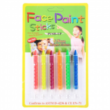 Face Paint 6 Colors Halloween Makeup Body Paint Party Cosplay Non toxic Convenient Washable Long Lasting Rendering