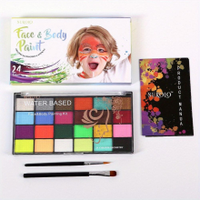 24 Colors Water Soluble Body Paint Face Paint Stage Makeup Paint Face Paint Christmas Halloween Makeup