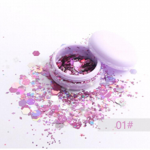 Mermaid Scale Sequins Skin Long Lasting Sparkling Cream Eyeshadow Lip Nail Hair Painting Glitter Decorate Art Party Music Make Up Powder Halloween Par