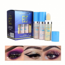 Glitter Sequins Loose Highlighter Powder Long lasting Pat Powder Bright Highlight Makeup Box Of 24 Sticks 3 Colors